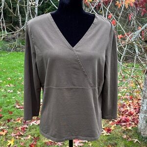 J. Jill Supersoft Crossover Tee